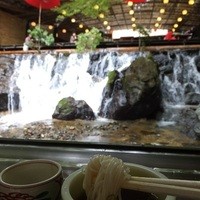 ひろ文 - 流しそうめん(わらび餅付き)：1300円