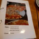 モンドール - メニュー