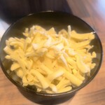 らーめん菊 - チーズ100g200円