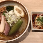 麺屋一燈 - 冷やしニボコン(醤油)+よだれ鶏