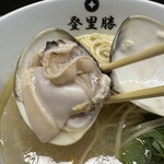 らぁめん登里勝 - 桑名名産 はまぐりリフト