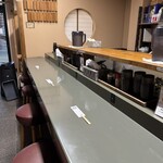 らぁめん登里勝 - カウンター席①