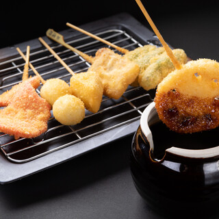 揚げたて「串揚げ」３０種類以上！８８円~あります☆