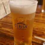 ジンギスカン バル マルマサ - まず生ビール