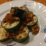 酒肴商店 アジト - ズッキーニのもろみ和え