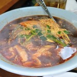 大松園 - 湯気が凄い、カルビクッパ