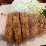 とんかつ しお田 - 32℃豚ロースカツ　アップ