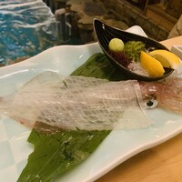 河太郎 中洲本店 - ヤリイカの活け造り。2人前
