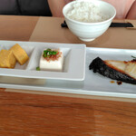 Hearty Cafe - 選べるお魚定食（銀鱈西京焼き）