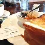 北郷珈琲館 - モーニングセット　Aセット　バタートースト(￥600)
