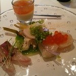 ラ ファミーユ モリナガ - 魚介類と大原野菜のグレッグ