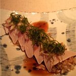 ハマチ湯引きポン酢仕立て