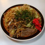 柳沢 - 肉入り焼きそば