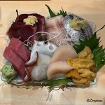 かかし屋 - 刺身の盛合せ