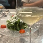 トラットリア セレーナ - ルッコラとパルミジャーノチーズのサラダ