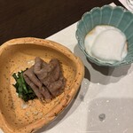 北の庵なごみ - すき焼き風メレンゲ卵