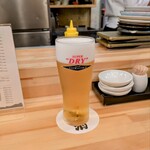 山と酒 - 生ビール 580円