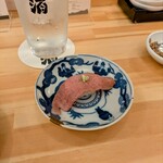 山と酒 - 島根和牛の握り 480円