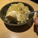 東京苑 - ネギ塩豆腐