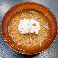 と村 - 鱧と潤菜のお椀