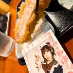 とんかつ 美とん - これは♡ 岩塩（小粒）を付けている♡ところだね！♡