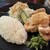 とりまる - 料理写真:唐揚げ定食のお皿