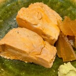 すしやのたい悟 - 鮟肝奈良漬さんでーす。④