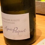 すしやのたい悟 - グルマンじゅんさんから戴いたワインでーす。アニエス パケでーす。じゅんさんありがとうございます。(^-^) ②