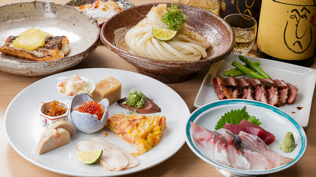うどんと日本酒 つるん、