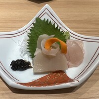 鮨やすぞう。 - マグロ→平貝に変更うれしい〜