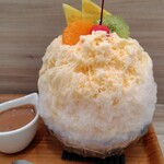 埜庵 - プリンアラモード1600円*2025.07