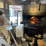 ピッツェリア アストラ - ピッツァの芸術家の背中