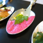 ミシェル・ブラス トーヤ ジャポン - ワンスプーンアミューズ（ビーツ） (2014/09)