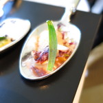 ミシェル・ブラス トーヤ ジャポン - ワンスプーンアミューズ（アオリイカ） (2014/09)