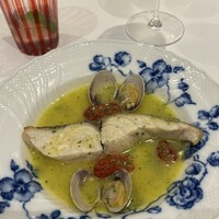 リストランテ アクアパッツァ - アクアパッツァ　千葉のメダイ　ドライトマト、アサリ