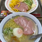 スガキヤ - 料理写真:↑冷やしラーメン　↓冷たいラーメン