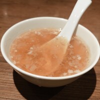 四川料理 龍の子 - 『ランチセット 麻婆豆腐』のスープ