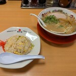 天下一品 - ランチメニュー　　チャーハンランチ　こってりラーメン