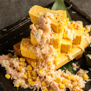 名物！蟹ぶっかけ出し巻き玉子