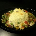 さわ食堂 - 和風純白オムライス