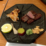 一徹 - 常陸牛とキンキの蒸し焼き