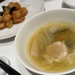 中国料理 四川 - 四川セットのスープ