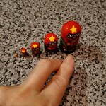 Bar BAKER - すっごく小さいマトリョーシカ、バーのどこかにありますよ！すっごい小さいので、特別に展開してもらいましたが、最後のヤツなくなりそう～