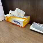 福麺 春美 - ティッシュは卓上完備