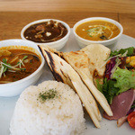 curry diningbar 笑夢 - 3種プレート