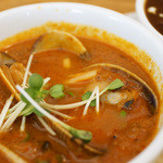 curry diningbar 笑夢 - あさりと青唐辛子入りマサラ