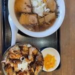 蔵太鼓 - チャーシュー飯セット　ボリューミー❗️