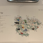 オット エ セッテ 大分 - 本日のメニュー。食材の産地がわかって可愛い