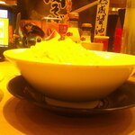 丸源ラーメン 足利店 - 肉そばつけ麺 大盛り 麺かため ＆ 丸源餃子 6個 ＆ カップソフト バニラ