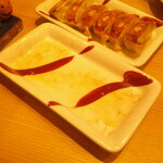 丸源ラーメン - 肉そばつけ麺 大盛り 麺かため ＆ 丸源餃子 6個 ＆ カップソフト バニラ